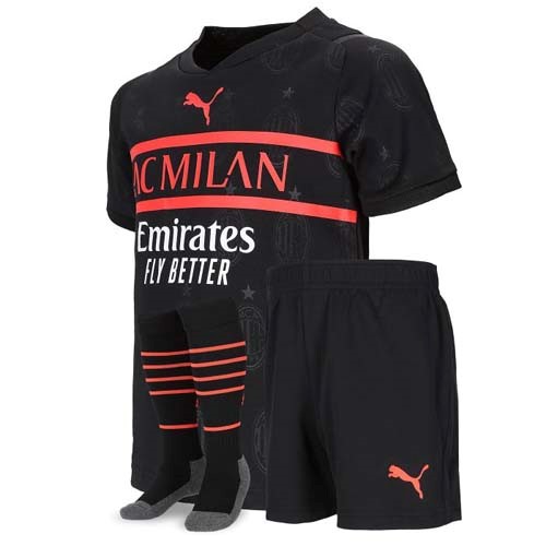 Camiseta AC Milan Replica Tercera Ropa Niño 2021/22